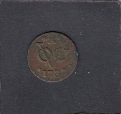 Beschrijving: Duit V.O.C. ZEELAND S166
